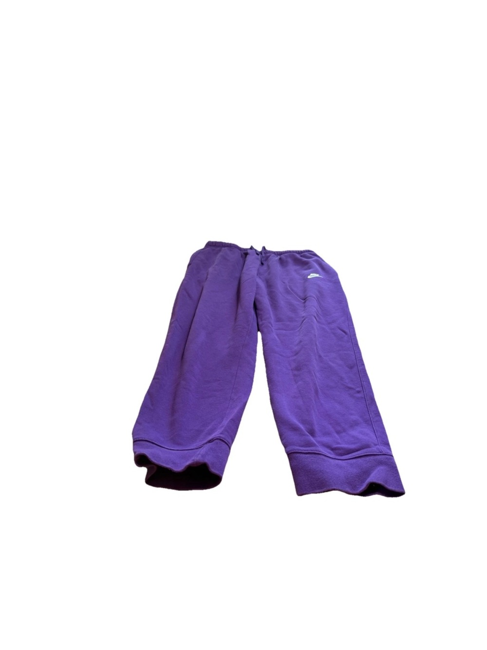Nike Sportswear Club Fleece Joggers Size 2XL 40x30 Purple Embroidered Logo